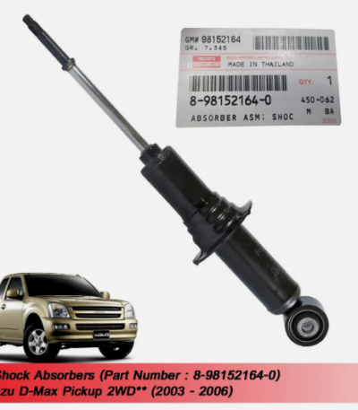 898152164- SHOCK-ABSORBER FRT ISUZU D-MAX